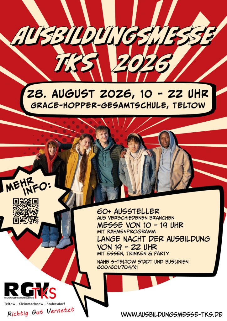 Save the date für die Ausbildungsmesse 2026